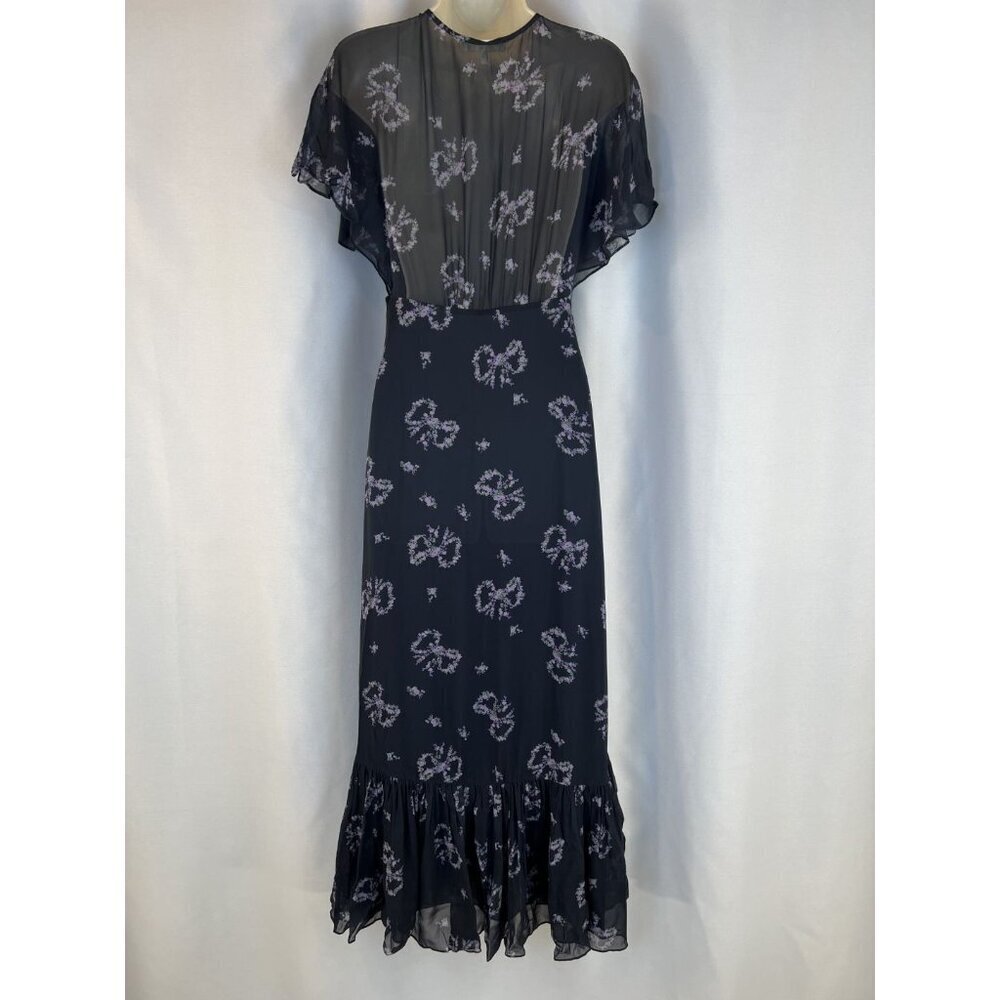 NEW LoveShackFancy Kover Blue Maxi Dress $595 - Picture 9 of 16